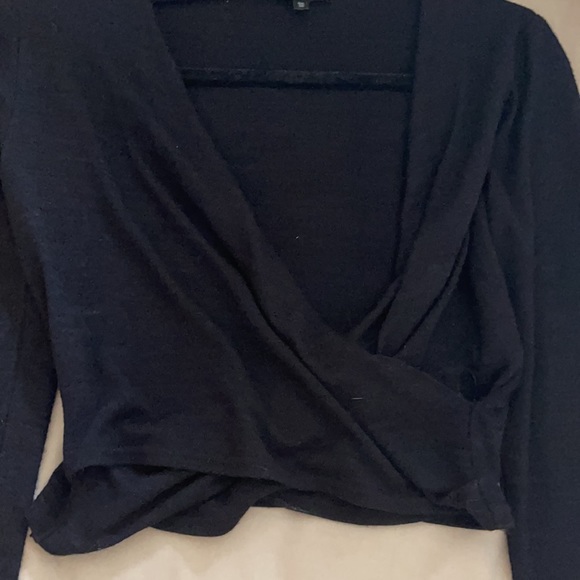 Blank long sleeve crop top - Picture 2 of 4